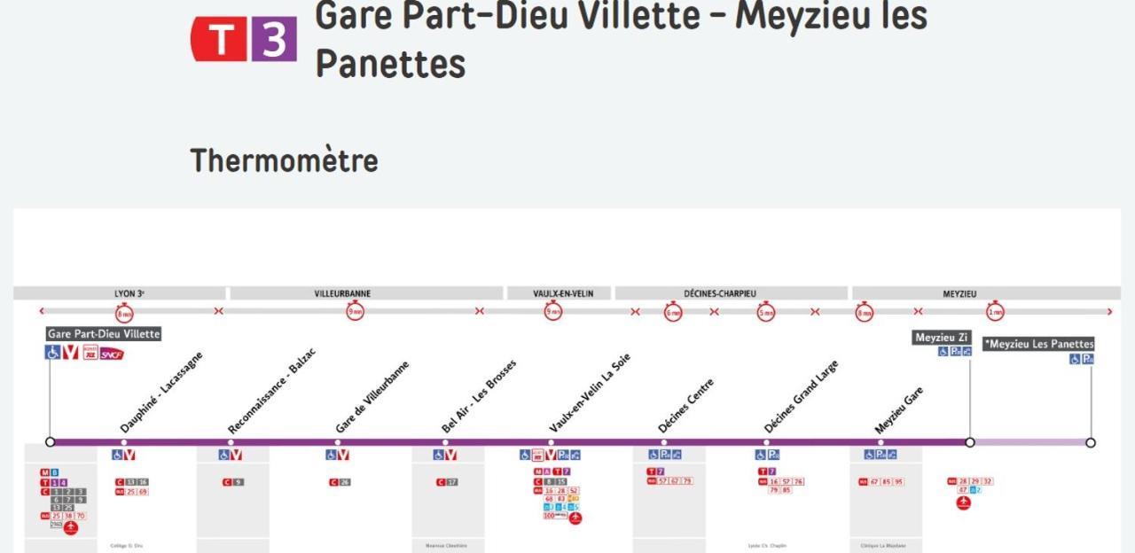 Beau Studio Tout Confort Au Calme Avec Parking . Lejlighed Villeurbanne Eksteriør billede